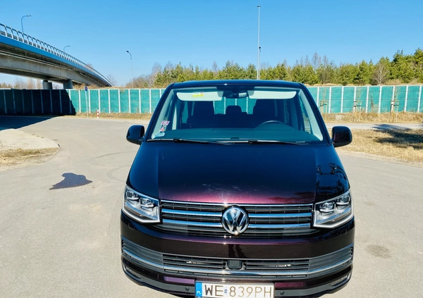 Volkswagen Caravelle cena 179000 przebieg: 131000, rok produkcji 2017 z Warszawa małe 154